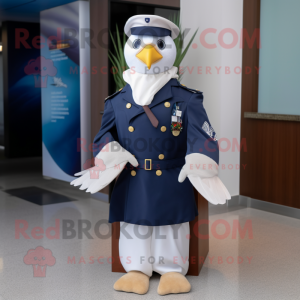 Navy Dove mascotte kostuum...