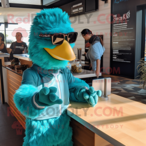 Teal Fried Chicken mascotte...