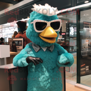 Teal Fried Chicken mascotte...