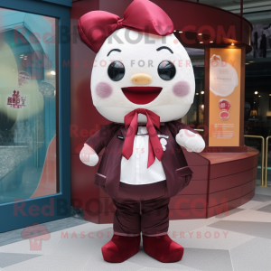 Maroon Dim Sum maskot...