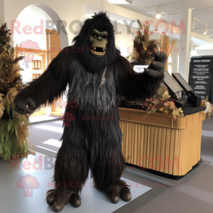 Black Sasquatch mascotte...