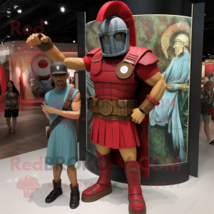 Postava maskota Red Spartan...
