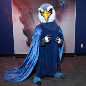 Blue Hawk maskot kostume...