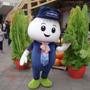 Navy Radish maskot drakt...