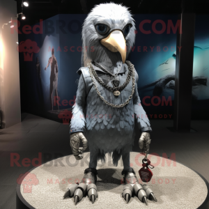 Silver Crow maskot kostym...