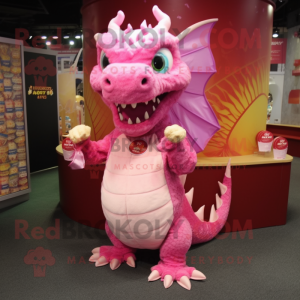 Pink Dragon mascotte...