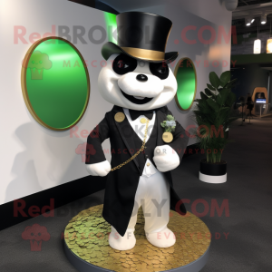 White Pot Of Gold maskot...