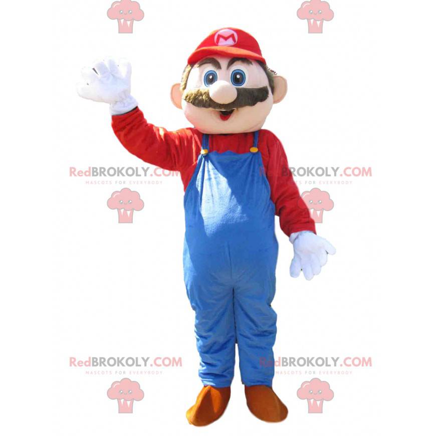 Maskot Mario Bros, den berömda Nintendo-karaktären -