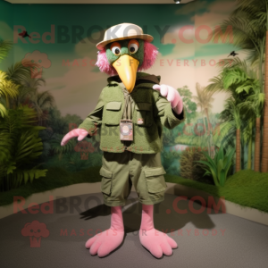 Olive Flamingo mascotte...