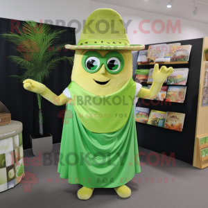 Lime Green Tacos maskot...