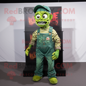 Green Zombie mascotte...