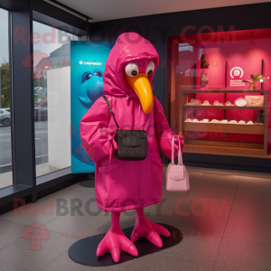 Magenta Flamingo mascotte...