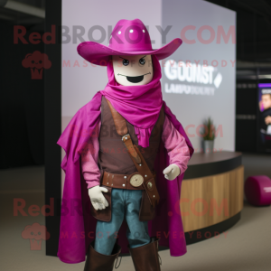 Magenta Cowboy maskot...