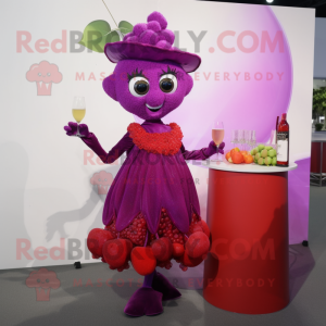 Magenta Grape mascotte...