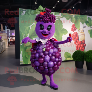 Magenta Grape maskot...