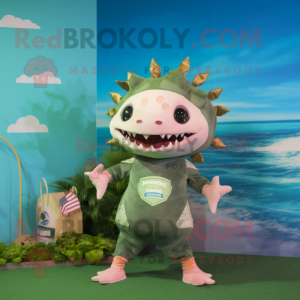 Olive Axolotls mascotte...