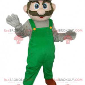 Mascot of Luigi, the famous character of Mario from Nintendo -