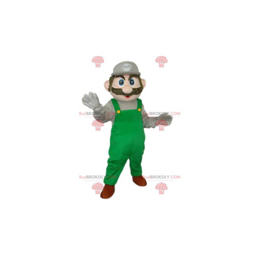 Mascot of Luigi, the famous character of Mario from Nintendo -