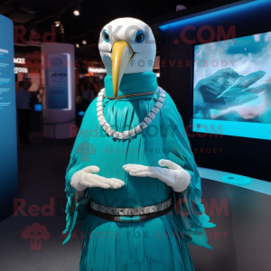 Turquoise Albatros mascotte...