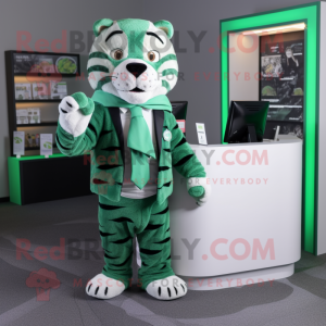 Green Tiger mascotte...