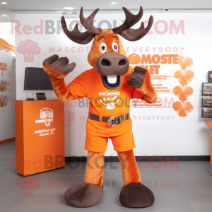 Orange Moose mascotte...