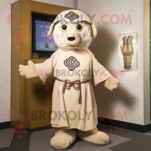 Creme Celtic Cross maskot...