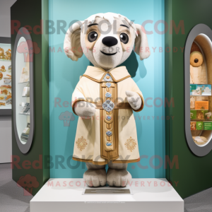 Creme Celtic Cross maskot...