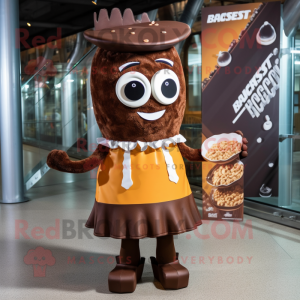 Rust Choklad maskot kostym...