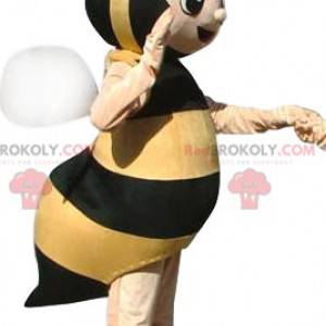 Very happy bee mascot. Bee costume - Redbrokoly.com