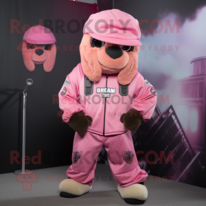 Pink Marine Recon maskot...