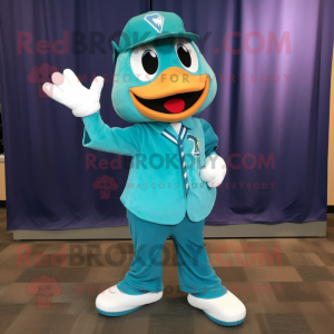 Teal Arrow Of Love maskot...