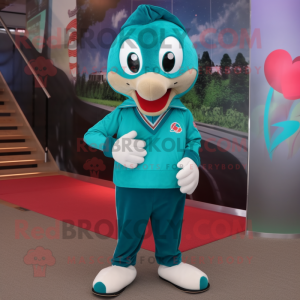 Postava maskota Teal Arrow...
