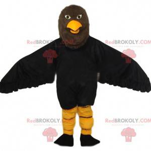 Mascotte d'aigle marron majestueux. Costume d'aigle -