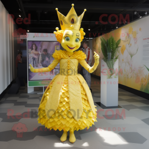 Yellow Queen mascotte...