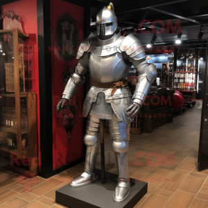 Sølv middelalderlig ridder...