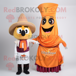 Oranje Fajitas mascotte...