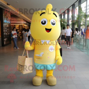 Yellow Ice Cream mascotte...