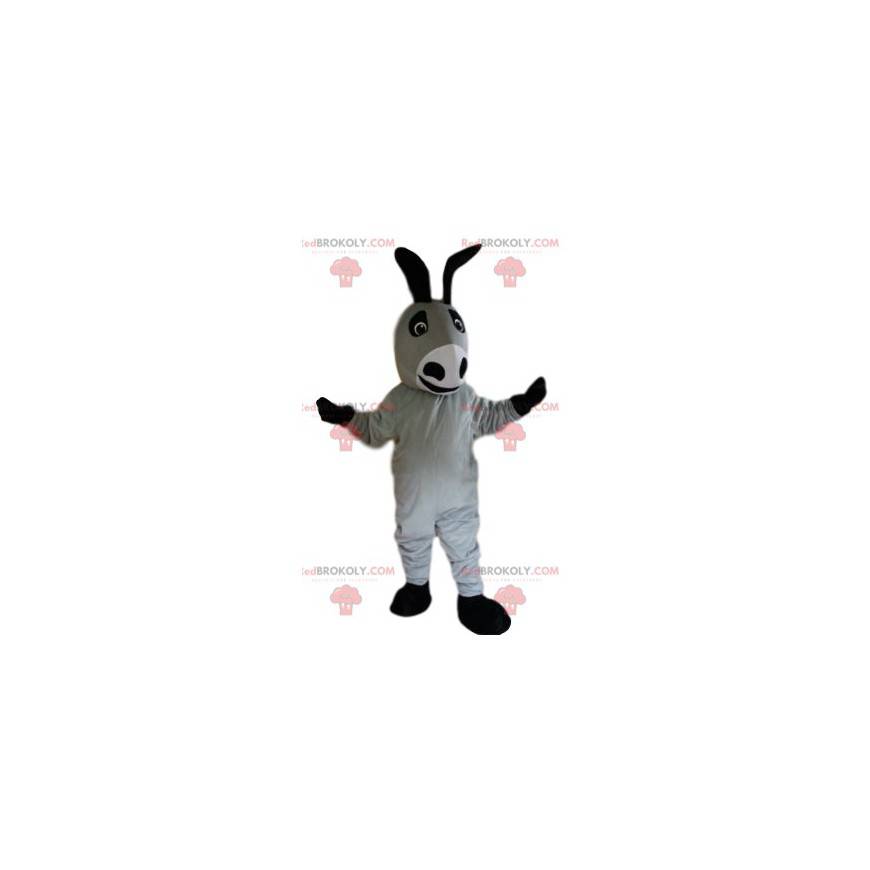 Grå og svart esel maskot. Eselkostyme - Redbrokoly.com Grå og svart esel maskot. Eselkostyme - Redbrokoly.com