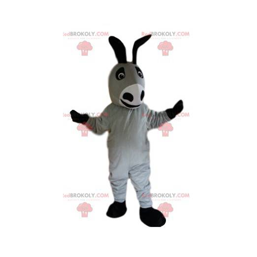 Šedý a černý osel maskot. Osel kostým - Redbrokoly.com