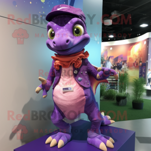 Purple Geckos mascotte...