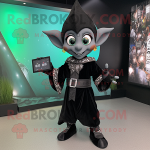 Black Elf maskot kostume...