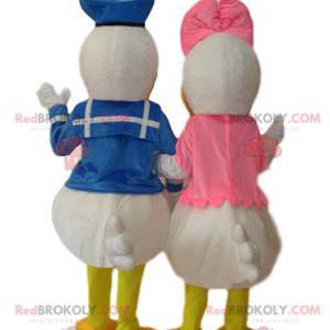 Donald und Daisy Maskottchen Duo - Redbrokoly.com