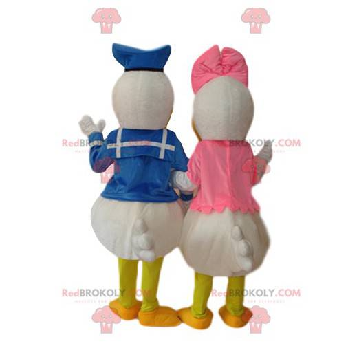 Duo de mascotte de Donald et de Daisy - Redbrokoly.com