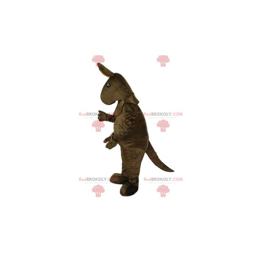 Mascote canguru marrom. Fantasia canguru - Redbrokoly.com