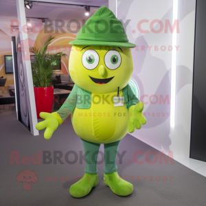 Lime Green Citron maskot...