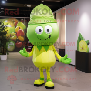 Lime Green Citron maskot...