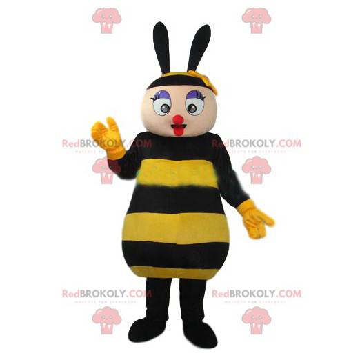 Mascotte d'abeille trop coquette. Costume d'abeille -