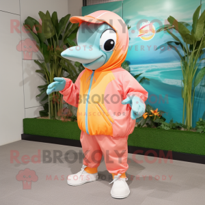 Peach Dolphin mascotte...