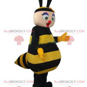 Te koket bijenmascotte. Bijen kostuum - Redbrokoly.com