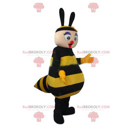 Mascota abeja demasiado coqueta. Disfraz de abeja -